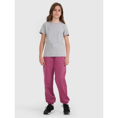 3. Normales, schlichtes Mädchen-T-Shirt 4F 4FJRMM00TTSHF3231-25M