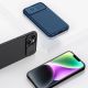 16. Nillkin CamShield Pro Magnetische Hülle iPhone 14 Plus Cover Kameraschutz Blau (mit MagSafe)