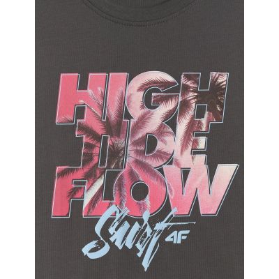 5. Herren-T-Shirt mit Aufdruck, regulär, Größe 4F 4FRSS26TTSHM4292-22S