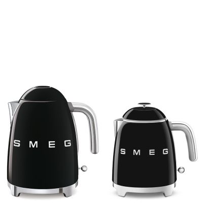 12. SMEG Mini-Wasserkocher 0,8L schwarz Schwarz (KLF05BLEU)