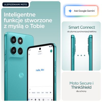 7. Motorola Moto G57 Power, 17,1 cm (6,72 Zoll), Dual-SIM, Android 16.0, 5G, USB Typ-C, 12 GB RAM, 256 GB interner Speicher, 7000 mAh Akku, Türkis