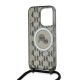 6. Karl Lagerfeld IML Crossbody Monogram Karl & Choupette Head MagSafe Hülle für iPhone 15 Pro Max – Schwarz