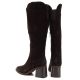 5. Damen-Cowboystiefel aus Leder mit Absatz, Wildleder, braun, Vinceza 133103