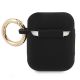 2. Guess GUA2SSSK AirPods Cover schwarz/schwarzes Silikon Vintage Script