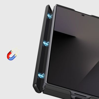 12. Dux Ducis Vyne MagSafe-kompatible Hülle für Samsung Galaxy Z Fold 8 Ultra – Schwarz
