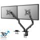 14. Neomounts FPMA-D650DBLACK Monitorhalterung/Ständer 68,6 cm (27") Schreibtisch Schwarz