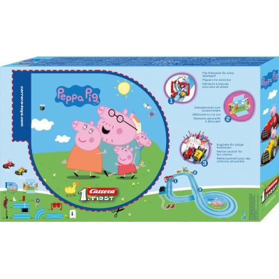 2. Erste Peppa Pig Seifenkistenrennen auf der Carrera-Rennbahn (2,9 m)
