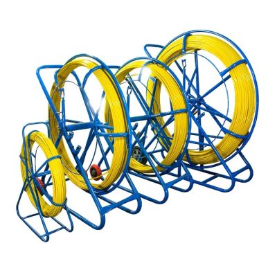 10. Glasfaserseil zum Kabelziehen 4,5 mm / 75 m (Fernbedienung / Stab) PE + Ständer