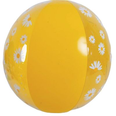 2. Aufblasbarer Strandball 50 cm, Gänseblümchengelb 53174
