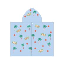 Schnelltrocknendes Kinder-Poncho-Handtuch mit Kapuze Spokey PALMS