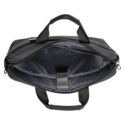 5. Wozinsky WET-15 15,6"-Laptoptasche mit Tragegriff und verstellbarem Schultergurt – Schwarz