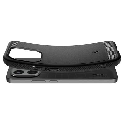 7. Spigen Rugged Armor Schutzhülle für Xiaomi 15T – Schwarz