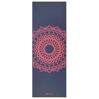 5. GAIAM Rosa Marrakesch Yogamatte 4 MM 62429