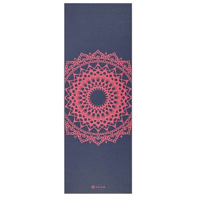 5. GAIAM Rosa Marrakesch Yogamatte 4 MM 62429