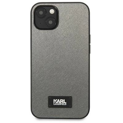 3. Karl Lagerfeld KLHCP13SSFMP2DG iPhone 13 mini 5,4" Hardcase silber / silber Saffiano Plaque