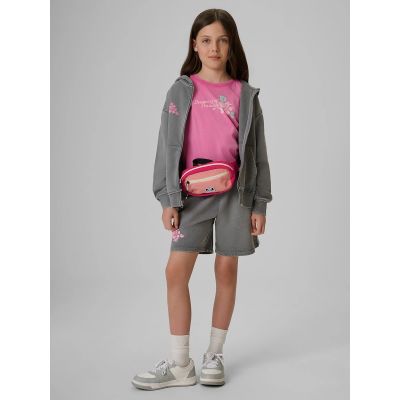 3. Ärmelloses Mädchen-T-Shirt mit Aufdruck 4F 4FJRSS26TSLEF328-54S