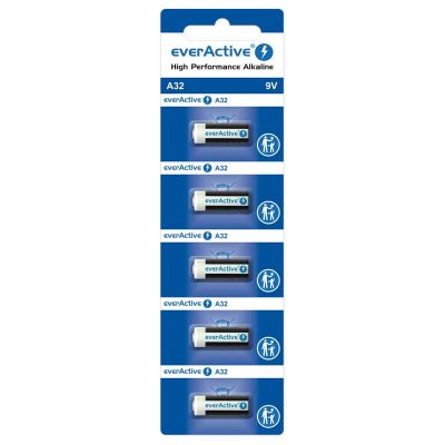 EVERACTIVE Auto-Fernbedienungsbatterien A32/32A 9V Blisterverpackung 5 Stück 32A5BL