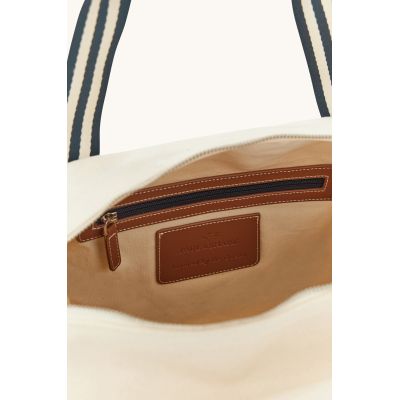 5. Paul&Shark Unisex-Stofftasche – milchig-weiß, Modell 26418103-469