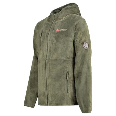 2. Herren-Fleecejacke Geographical Norway UPLOAD HOOD OLIVE DB MEN 224 (WY3387H/GN-OLIVE)