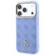 2. Guess Peony 4G MagSafe Hülle mit kleinem Logo für iPhone 18 Pro Max / 17 Pro Max – Hellblau