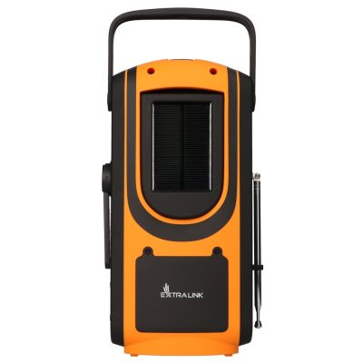 5. Extralink Power Ranger EPS-6000 | Powerbank | 6000 mAh, FM-Radio, LED-Licht, Dynamo, Solarpanel