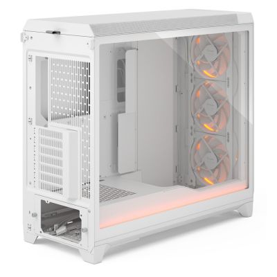 14. Fractal Design Meshify 3 XL Ambience Pro RGB Clear Tint White ATX-Gehäuse