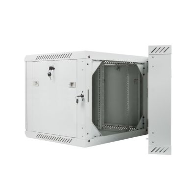 6. Lanberg WF02-6609-10S 9U Rack-Wandschrank, Grau