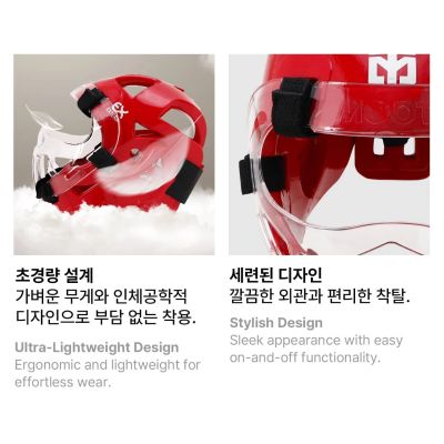 10. Extera 3 Pro World Taekwondo (WT) Helm mit Gesichtsschutz | MOOTO