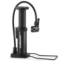Rockbros 4522L Ultraleichte Fahrrad-Fußpumpe – Schwarz