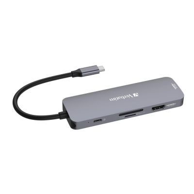 5. Verbatim CMH-08 USB Typ-C 5000 Mbit/s Silber