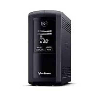 CyberPower VP700EILCD USV mit Line-Interactive-Technologie, 0,7 kVA, 390 W, 6 x AC-Steckdosen