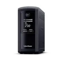 CyberPower VP700EILCD USV mit Line-Interactive-Technologie, 0,7 kVA, 390 W, 6 x AC-Steckdosen