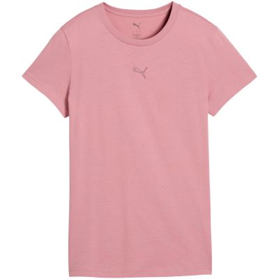 2. Puma Ess Centered Cat Logo Tee Pink 692916 48