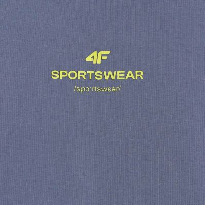 10. Herren T-Shirt 4F M2961 Denim 4FWAW25TTSHM2961 32S