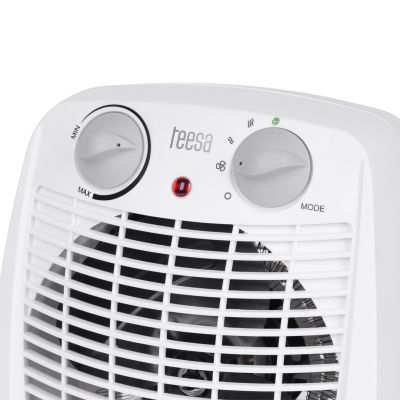 2. TEESA HEIZLÜFTER 0,8KW/1,2KW/2KW WEISS TSA8059