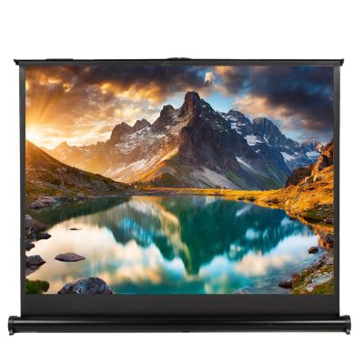 4. MACLEAN Tragbare, kompakte Schreibtischprojektionsleinwand, 45", 4:3 MC-961