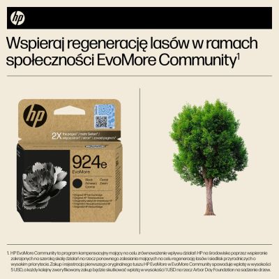 24. HP Original Schwarze Tinte 924e EvoMore