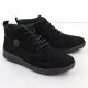 3. Damen-Lederstiefeletten aus schwarzem Veloursleder Rieker Z0022-00