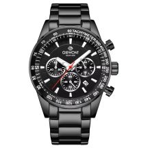 Giewont Herrenuhr Chronograph Saphir Schwarz GW9140-B2