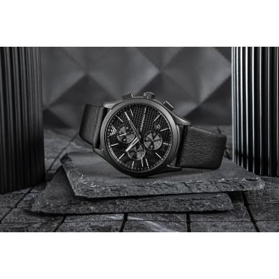 6. Herrenuhr + Armband EMPORIO ARMANI Paolo AR80070SET + Box