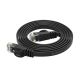 6. Orico PUG-C7B CAT7 10 Gbit/s RJ45 Ethernet-Netzwerkkabel Internet LAN Flach 10 m - Schwarz