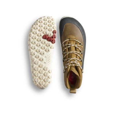 3. Vivobarefoot Tracker Leder AT Wanderschuhe - Hellbraun