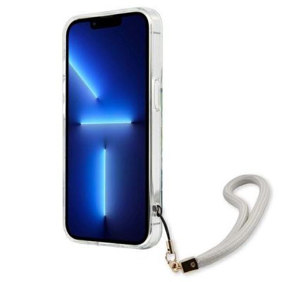 5. Guess GUHCP13SHFLSN iPhone 13 mini 5.4" grün/grüne Hardcase Flower Strap