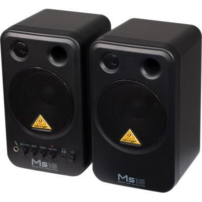 3. Behringer MS16 2-Wege-Lautsprecher, schwarz, kabelgebunden, 16 W
