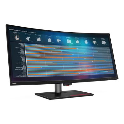 8. Lenovo ThinkVision P40w-20 LED-Display, 100,8 cm (39,7 Zoll), 5120 x 2160 Pixel, 5K Ultra HD, Schwarz