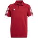 adidas Tiro 23 Competition Baumwoll-Poloshirt für Kinder, rot, HI4715