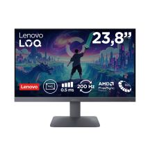 Lenovo LOQ 24-10 23,8" FHD 200Hz 250nits AG HDMI, DP Lunar Gray