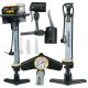 DUNLOP WERKSTATT-/FAHRRADPUMPE 230 Psi (16 Bar) MIT MANOMETER GRAU