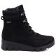 2. Schwarze Wildleder-Keilstiefeletten für Damen, M.Daszyński MR23109A-3