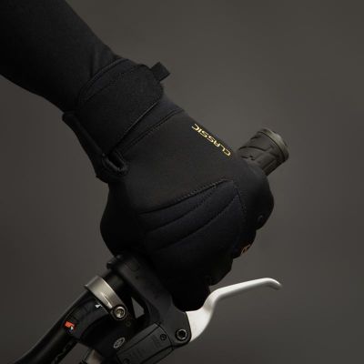 2. CHIBA CLASSIC Handschuhe Schwarz Gold L